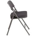 thumbnail image 3 of Flash Furniture Hercules Series Gray Fabric Metal Folding Chair, 3 of 9