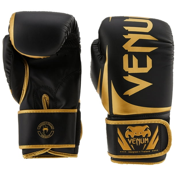 Guantes de boxeo Venum Challenger 2.0 negro/dorado 10 oz