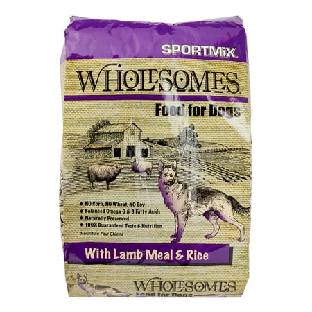 UPC: 0034846700954 | SportMix Wholesomes Lamb Meal & Rice Formula Dry Dog Food  40 Lb