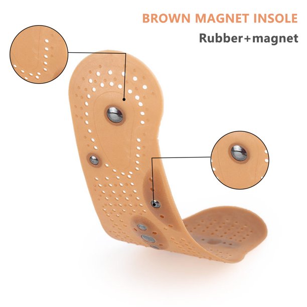 Plantilla 1 par de plantillas con soporte para el arco, terapia magnética, almohadilla para suela de pie unisex, cuidado de la salud (S) Ndcxsfigh Para Estrenar