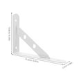 thumbnail image 2 of unbranded 2Ud Soportes De Pared De Metal Para Estantes Con Triangular Y Fuerte Soporte, 2 of 8