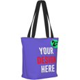 thumbnail image 2 of Custom Tote Bag With Logo, Add Your Name Text Photo, Custom Bags, Personalized Shopping Bags, Reusable Grocery Bags Bulk, 2 of 8