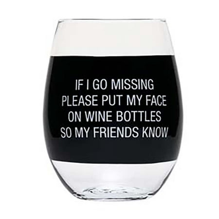 About Face Designs Wine Glass- Face on Wine Bottle