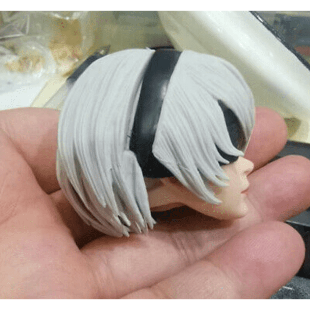 Anime Figure Sister Head 1/6 Sculpt Carved Model Fit 12 Female Figure Body  