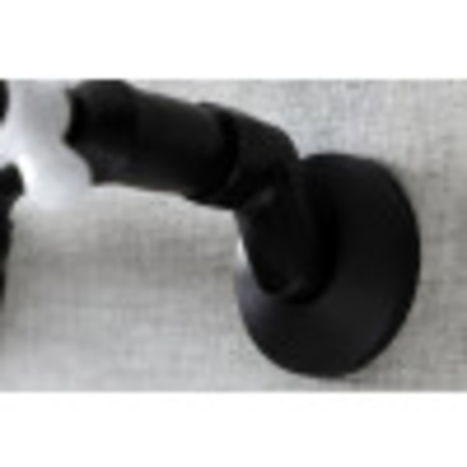 Kingston Brass KS615MB Wall Mount Bathroom Faucet, Matte Black