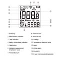 thumbnail image 4 of Pistola De Temperatura Infrarroja, Respuesta Rápida, Amplio Rango, Apagado Automático, Pistola De Temperatura De Calor Portátil, Pantalla LCD A Color Para Cocinar, 4 of 7