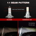 thumbnail image 3 of H7 LED Headlight Bulbs, 80W 8000 Lumens IP68 Waterproof, 2 Pack, 3 of 11