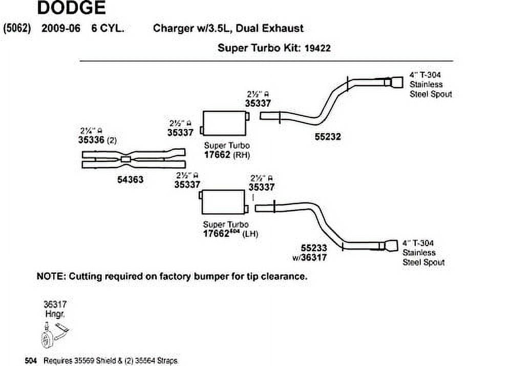 Dynomax 36317 Exhaust System Hanger