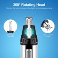 thumbnail image 3 of Recortador de Vello Nasal NQ 4 en 1 Recargable para Mujeres con Potente Motor y Cuchillas de Doble Filo, 3 of 5