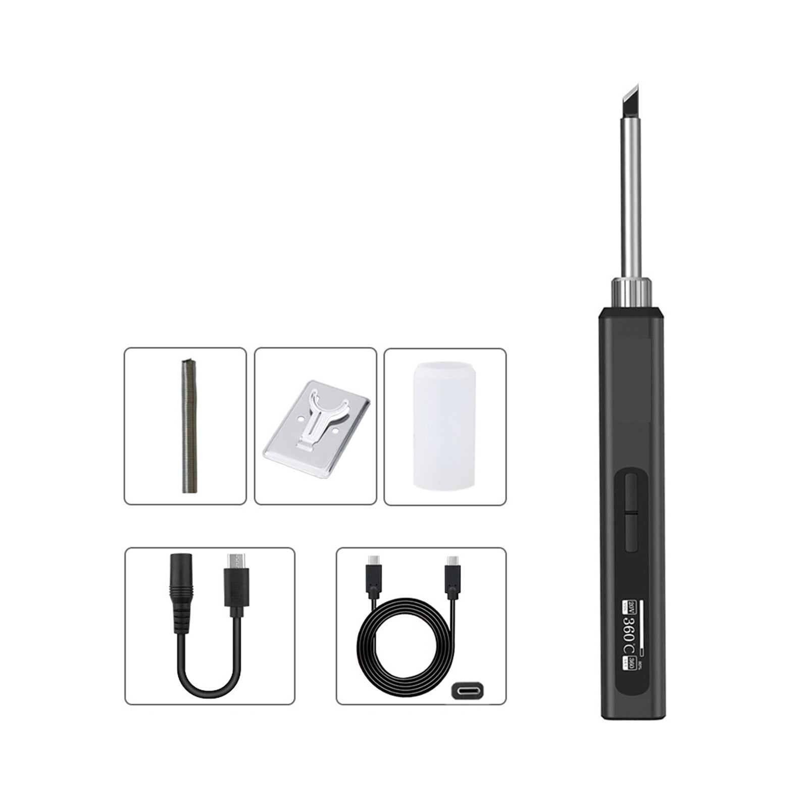 Smart Electric Soldering Iron Kit Heat Welding Repair Tools, 65W Portable Rework Station Tips Welder Temperature Adjustable,Welding Tools ,Accurate Temperature Control