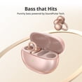 thumbnail image 6 of Tronsmart OpenFly Clip Open Ear Clip-on Earbuds, Secure Fit Bluetooth Wireless Earbuds with Deep Bass, Touch Control & 24H Playtime, for Workout, Running, Commuting, Rose Gold, 6 of 8