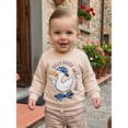 thumbnail image 4 of RUINIXCW Toddler Baby Boy Silly Goose Sweatshirt Outfit Little Boy Fall Winter Clothes Casual Crewneck Sweatshirts Long Sleeve Pullover Shirt Tops, 4 of 10
