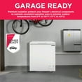 Frigidaire Chest Freezer 5.0 Cu. Ft, White with Removable Basket and