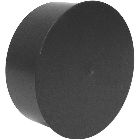 Embout Rond Noir Diamètre 5 Pouces 24 Gauge