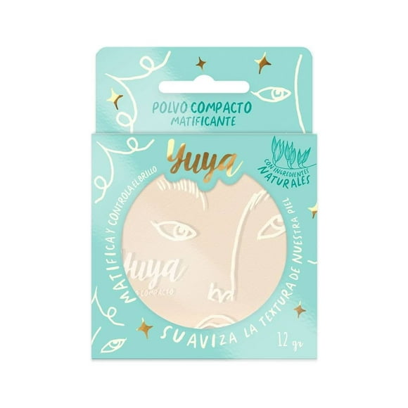 Base de maquillaje en polvo Yuya compacto matificante natural beige 12 g
