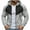 Gray, variant on SGFCWSX Mens Lightweight Hoodie Men Zip Up Outdoor Athletic Jacket Dark Gray Size XL