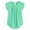 Mint Green, variant on mihongmao Summer Tops for Women Under $10 Women's Chiffon Solid Color Short Sleeve Round Neck Casual Shirt Short Sleeve Blouse