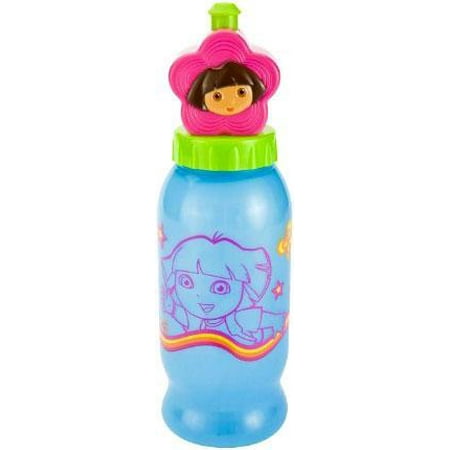 Dora the Explorer Squeeze N Sip Pull Up Top Sports Bottle - Walmart.com
