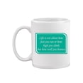 thumbnail image 2 of Quote About Life Design Mug Unisex's -Image by Shutterstock, 2 of 3