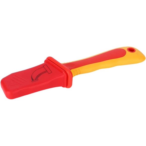 Yazoeia Knipex Dismantling Knife Knipex Cable Knife Dismantling Knife 1000V Insulation Electrician Knife Fast Strip Cable Stripper Cutter Wire Stripping Anti Magnetic IEC60900 1000V CJC912-117384