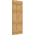 thumbnail image 2 of 26 7/8"W X 62"H Timbercraft Five 5 3/8" Boards Joined Board-N-Batten Shutters W/Z-Bar, Rough Sawn Western Red Cedar (Per Pair), 2 of 13
