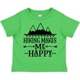 thumbnail image 3 of Inktastic Hiking Makes Me Happy Mountain Hiker Boys or Girls Toddler T-Shirt, 3 of 5