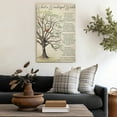 thumbnail image 4 of ADALE What A Wonderful World Song Lyrics Poster Print Wall Art Decor Home Modern Canvas Artwork Painting Oil Decorative Pictures for Bathroom Pics Giclee Canvas Print Framed 20x16 Inch, 4 of 6