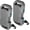 Gray, variant on SPECSTAR EVA Boat Fenders for Docking, Boat Bumpers with Nylon Rope, and Fixed Lock Fit for Yachts, Sailing Dinghies, Bass Boats