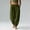 Army Green, variant on Women Elastic High Waist Pleated Harem Jogger Pants Side Pockets Textured Woven Cuffed Ankle Solid Full Length Casual Trousers For Summer Walking Travel Beach Outfits(Brown,M)