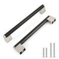 thumbnail image 6 of Fulgente Cabinet Handle 10 Pack Matte Black Finish(CC 7-1/2'' 192mm) Black and Nickel Satinless Steel Drawers Doors Pulls For Kitchen Cabinets Harware and Wardrobe Furniture Modern Bar Pull Cupboard, 6 of 12