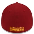 thumbnail image 4 of Men's New Era Burgundy Washington Commanders Team Classic 39THIRTY Flex Hat, 4 of 6