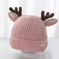 thumbnail image 7 of QHFBli Baby Beanie Hat Cute Antlers Reindeer Crochet Knitted Hat Winter Warm Cap for Toddler Boys Girls, 7 of 7
