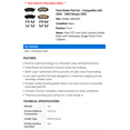 thumbnail image 2 of Front Brake Pad Set - Compatible with 2003 - 2005 Nissan 350Z 2004, 2 of 2