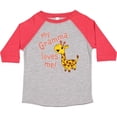 thumbnail image 3 of Inktastic My Gramma Loves Me- Cute Giraffe Boys or Girls Toddler T-Shirt, 3 of 5