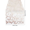 thumbnail image 3 of Doghiosgha Star Glitter Table Runner Sheer Table Decor for Christmas Holiday Birthday Dinner Table Decor, 11x118 Inch, Rose Gold, 3 of 6