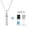 Steel color, variant on 528Hz Healing Frequency Necklace, Meditation Sound Pendant for Stress Relief & Anxiety