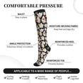 thumbnail image 5 of Compression Socks for Women and Men - funny ghost halloween Compression Socks Circulation for Workout, 5 of 8