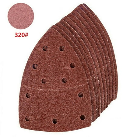 

10pcs Sanding Sheets 11 Holes For Bosch PSM 160A Detail Palm Sander Grit 40-2000
