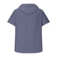 thumbnail image 5 of pstuiky Camisas de manga corta para hombre, Blusa informal de manga corta con capucha, botones y bolsillo con cordón de color sólido para hombre. camisas casuales para hombre l, 5 of 6