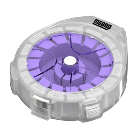 KGOTA Fishing Main Line Storage Box with Anti-Reversal Device Fishing Tackle (Purple)