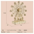 thumbnail image 3 of 3D Wooden Puzzles Ferris Wheel Music Box Model to Build Building Kit_Special Gift, 3 of 5