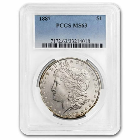 1887 Morgan Dollar MS-63 PCGS