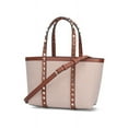 thumbnail image 2 of Valentino Garavani Women's "Rockstud" Small Shopping Bag – Beige Neutrals, 2 of 5