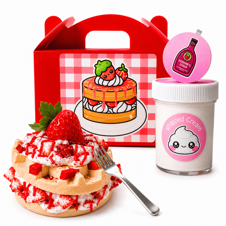 Strawberry Shortcake Waffles DIY Slime Kit