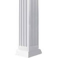 thumbnail image 4 of Ekena Millwork 14"W x 14'H Craftsman Classic Square Non-Tapered, Fluted Column, Prairie Capital & Prairie Base, 4 of 6