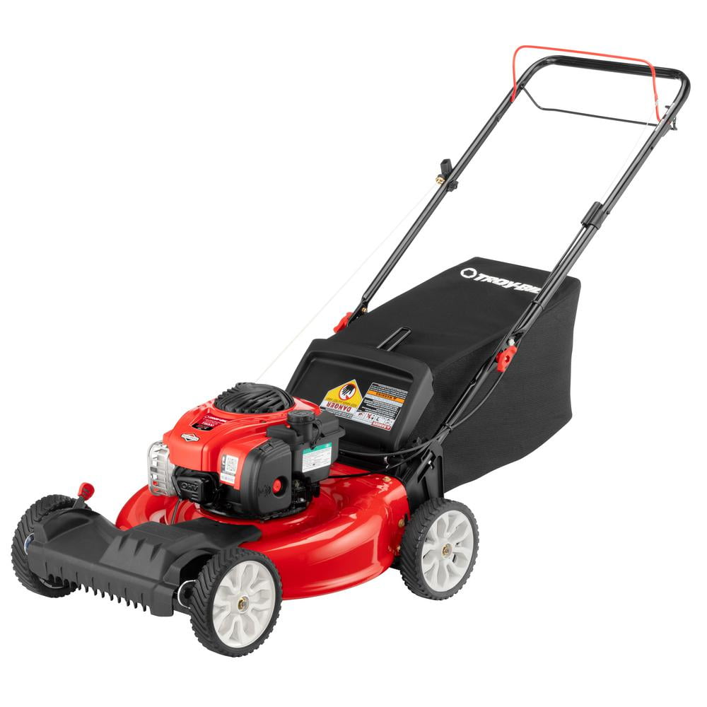 Troy-Bilt TB200 21 in. 140 cc 550e Series Briggs & Stratton Gas Walk Behind  Self Propelled Lawn Mower w/ 2-in-1 TriAction Cutting System (Open Box)