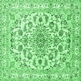 thumbnail image 1 of Ahgly Company Indoor Square Persian Emerald Green Traditional Area Rugs, 8' Square, 1 of 4