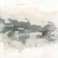 thumbnail image 2 of Vess, June Erica 26x26 Gold Ornate Wood Framed with Double Matting Museum Art Print Titled - Abstract Coast Vignette I, 2 of 4