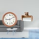 thumbnail image 2 of Reloj de pared,Reloj de pared con pájaro cantor Relojes de pared con pájaros,Relojes de pájaros con sonido Reloj decorativo que canta,Soporte de papel higiénico,Escultura de pared de búho, 2 of 8