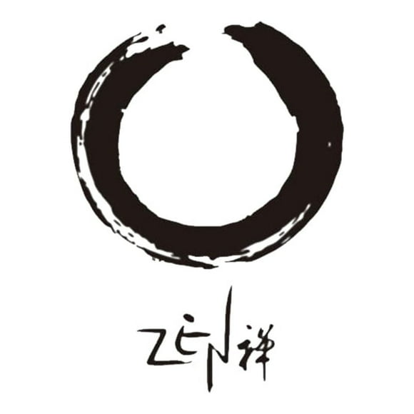 Xingzhi Vinyl Decal Circle Enso Zen Buddhism Religion Buddha Wall Stickers